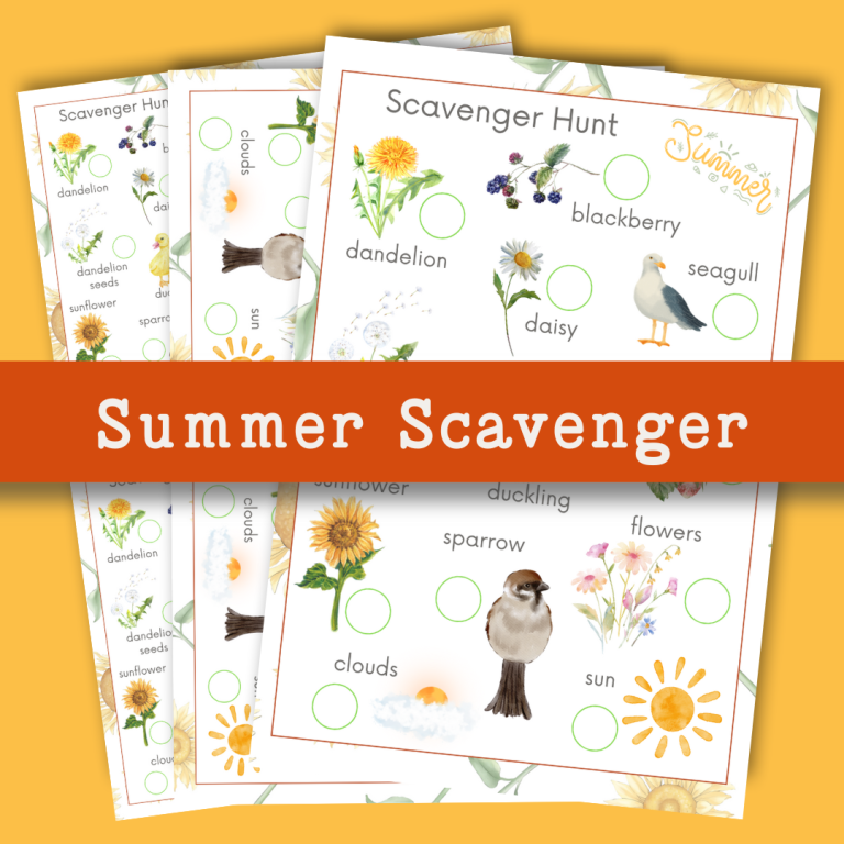 summer scavenger hunt